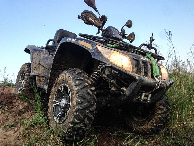 Image of an ATV, representing the need for WV trail riders to know UTV and ATV laws in WV and how Logan County attorney Jason Harwood can help when people are injured while riding.