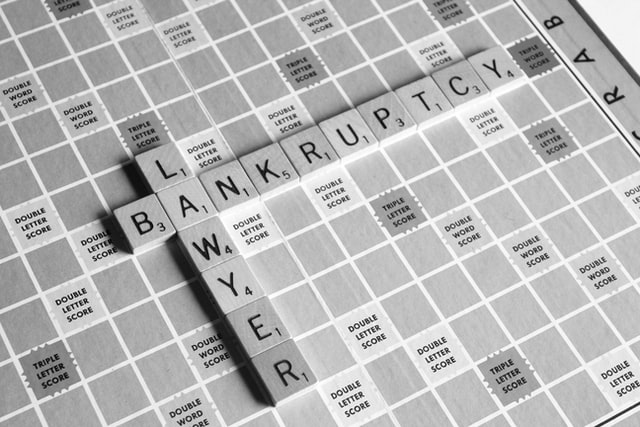 Image of a game board with the words “lawyer” and bankruptcy,” representing the need for a skilled WV bankruptcy attorney like Jason Harwood when you are considering filing bankruptcy in southern WV.