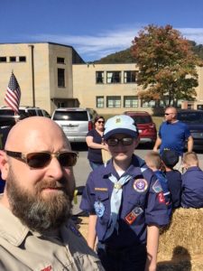 Image of Jason Harwood working and serving in his community.