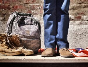 Image of military gear, representing how a WV military divorce lawyer can help service members and families.