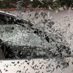 Image of a shattered car window, representing how southern WV car accident lawyer Jason Harwood of Harwood Legal fights for compensation to make you financially whole after an accident.